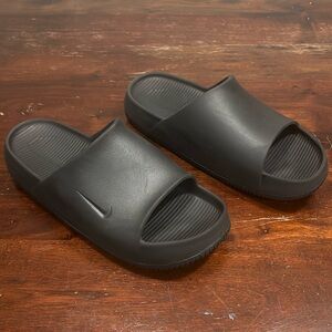 Black Nike Calm Slides Size Mens 10